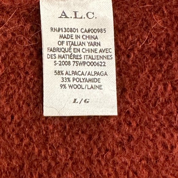A.L.C. Morrison Alpaca-Blend Color-Block Sweater - Picture 14 of 15